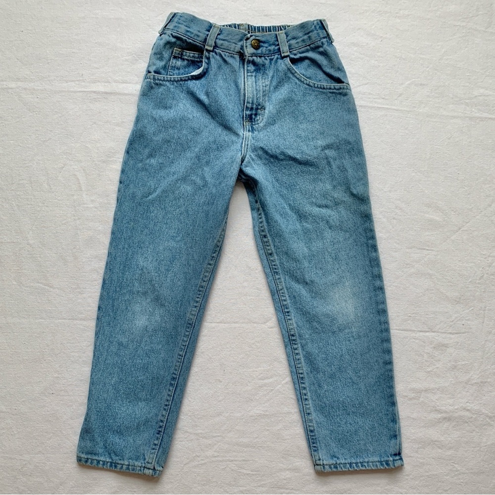 Vintage Oshkosh B’gosh 100% Cotton Blue Jeans / Sturdy Denim Pants / size 7R - Picture 3 of 12
